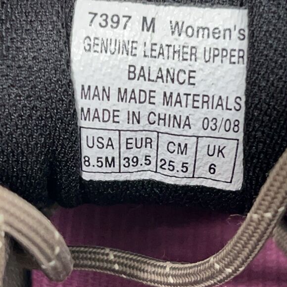 Vasque Womens Shoes Brown 8.5 M Leather Mantra Comfort Hiking Trail Sneakers - Picture 7 of 10